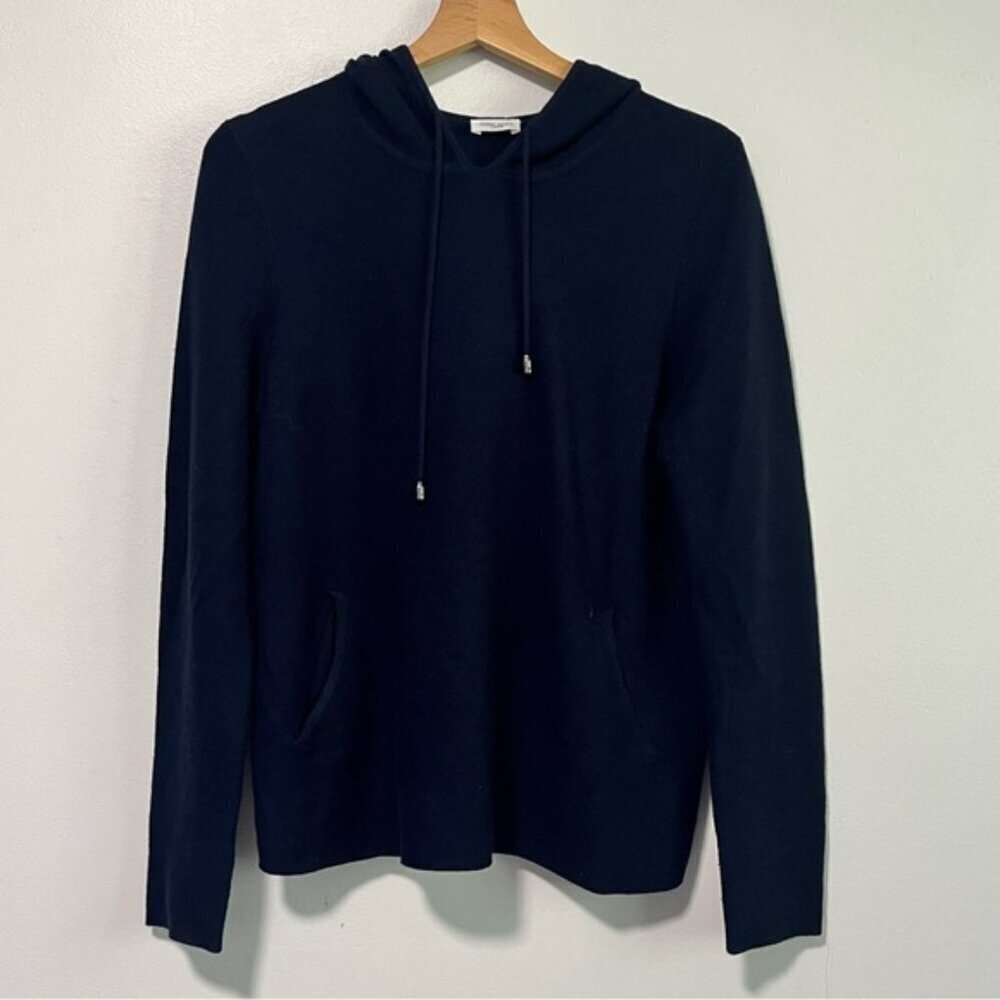 Gerry Weber Casual Navy Blue Wool Blend Knit Hoodie – Size US 6 / EU 36